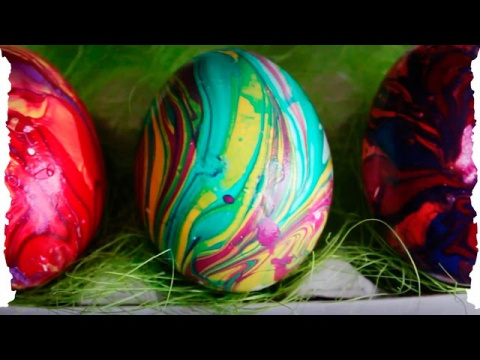 Красим яйца лаком для ногтей - Нетрадиционные способы окраски пасхальных яиц